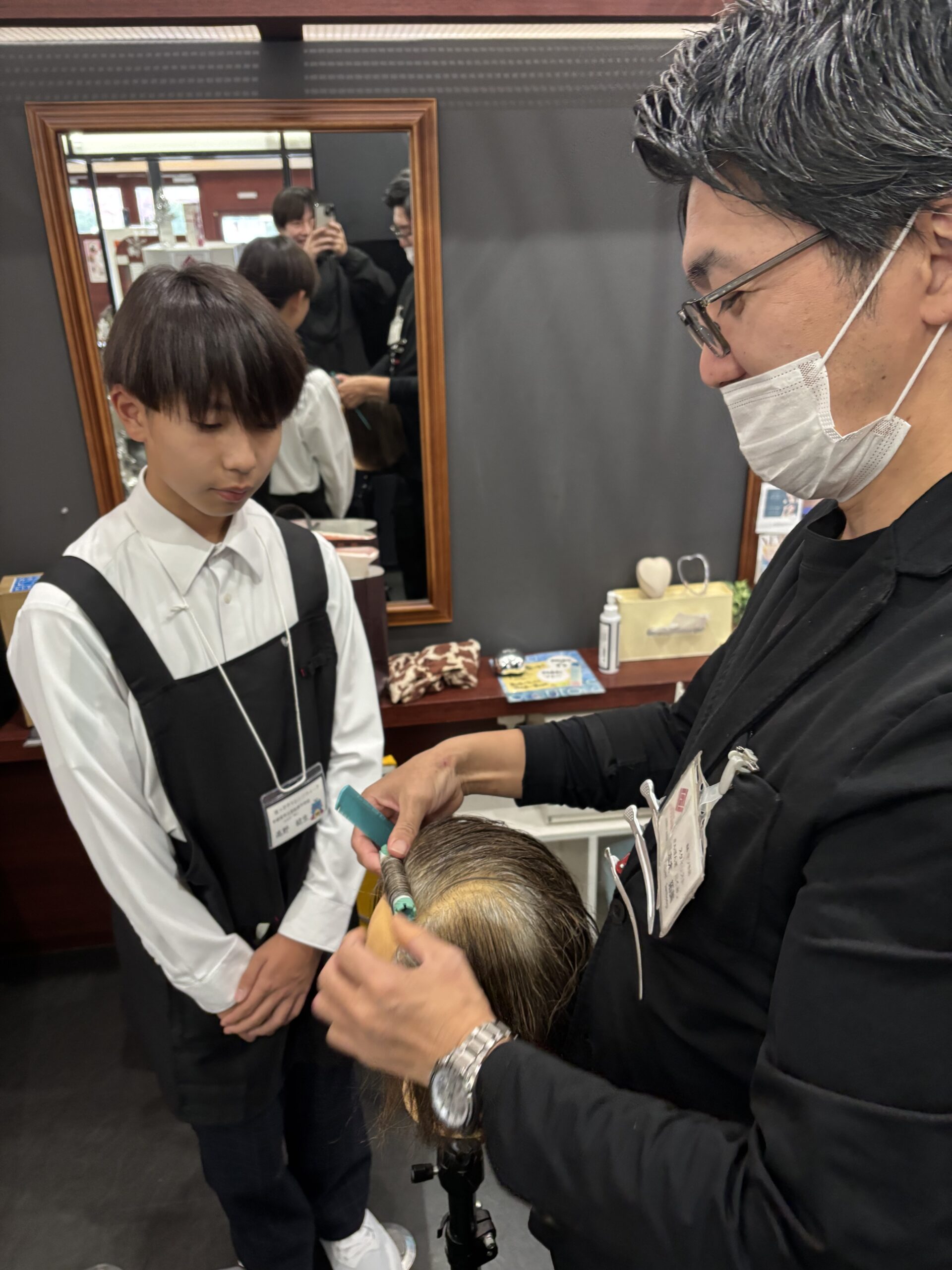 初めてのパーマ体験❗️🧑‍🦱2025/11/13